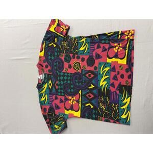 80s Surf AOP T-shirt Wild Neon Print Surfing Gitano - S